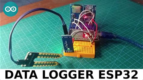 Data Logger Sensor Kelembaban Tanah Pada ESP32 Arduino Projects YouTube