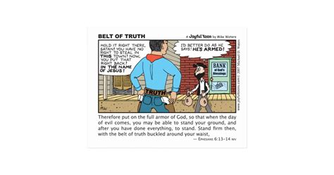 Belt of Truth postcard | Zazzle