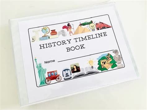 FREE PDF Printable History Timeline Notebook Pages History Timeline