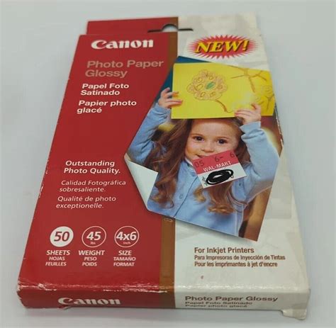 Canon Pixma Photo Paper X Glossy Sheets Lbs Mil New Ebay