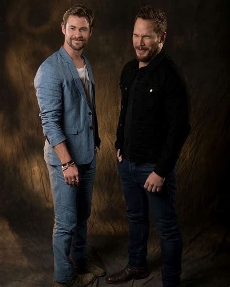 Chris Pratt And Chris Hemsworth Had A Literal Couple Photoshoot.