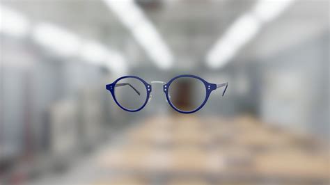 Generic Combination Frame Rounded Glasses Navy 3d Model By Virtry Teams [c7107d5] Sketchfab