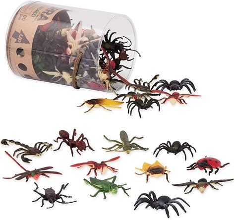 Terra By Battat 60 Pcs Mini Insect Toys Realistic