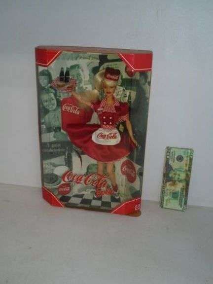 Coca Cola Barbie Nib Texas Online Auction House