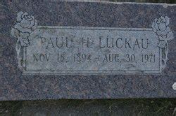 Paul Hermann Emil Luckau 1894 1971 Mémorial Find a Grave