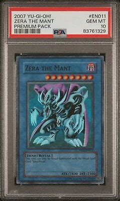 YuGiOh Zera The Mant 2007 Super Rare PP01 EN011 Unlimited PSA 10