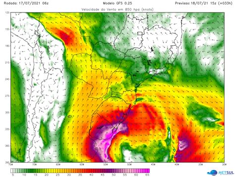 Ciclone Trar Vento Intenso E Risco De Transtornos Metsul Meteorologia