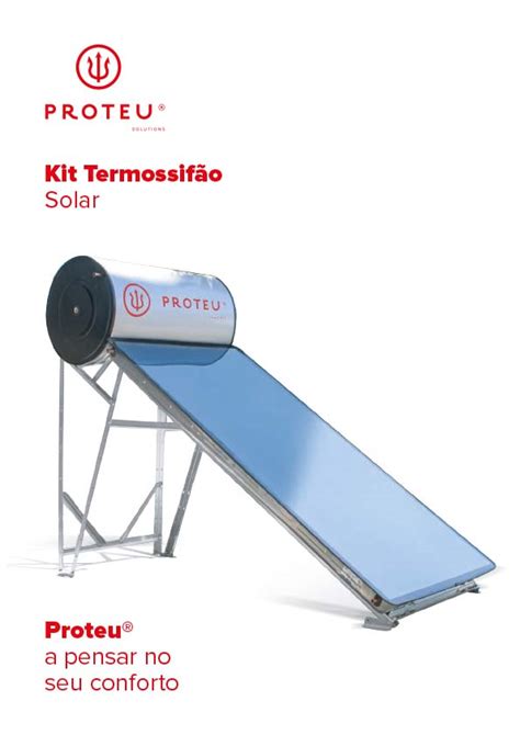 Kit Termossif O Solar Proteu A Pensar No Seu Conforto