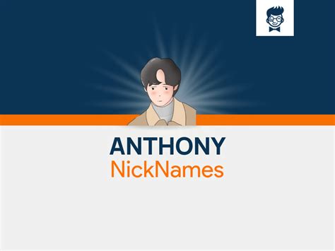 Anthony Nicknames Cool And Catchy Names Brandboy