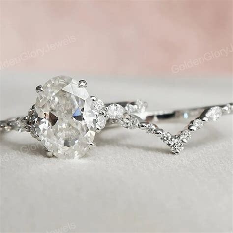 3ct Moissanite Engagement Ring Etsy