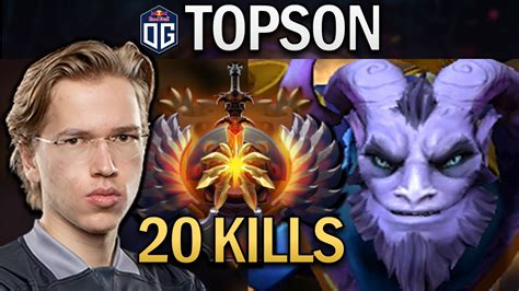 Og Topson Riki With Kills Dota Gameplay Youtube