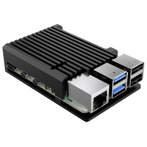 Raspberry Pi Dual Heatsink Case Fanless Micro Robotics