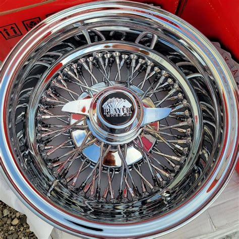 Player Wire Wheels 13x7 Reverse 100 Spoke Cross Lace Lowrider Wheels