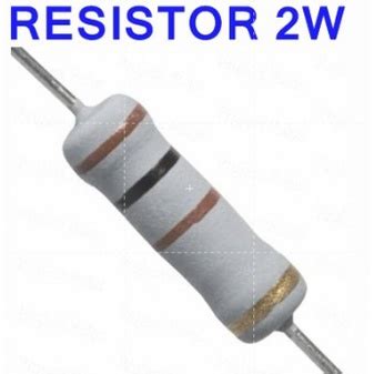 Jual R Resistor 2w 2 Watt 1M 1 Mega Ohm 2 W Toleransi 5 1megaohm 2watt