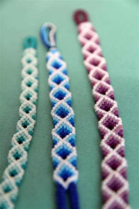 Diamond Friendship Bracelet Pattern With A D Effect