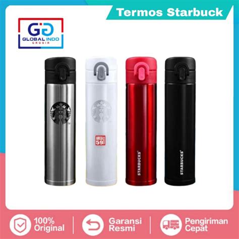 Jual TERMOS STARBUCKS 500 ML TERMOS TAHAN PANAS DAN DINGIN TERMOS