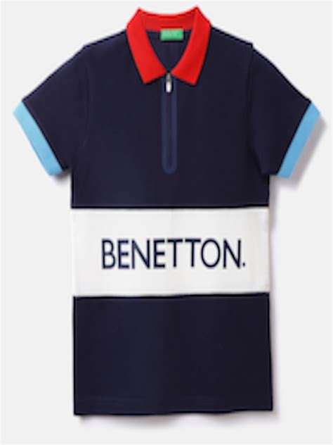 Buy United Colors Of Benetton Boys Colourblocked Polo Collar Cotton T Shirt Tshirts For Boys