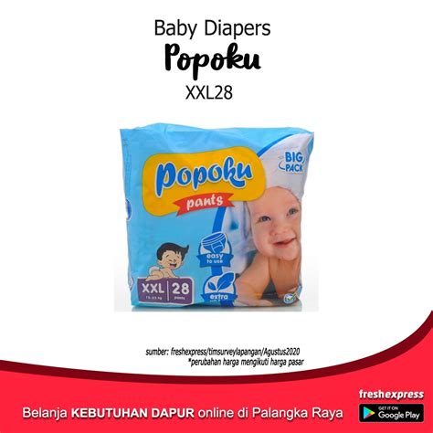 Popoku Diapers Xxl28 Fresh Express