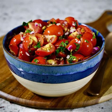 Marinated Tomato Salad The Whole Food Plant Based Cooking Show