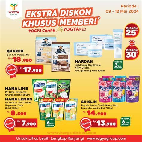 Promo Jsm Toserba Yogya Harga Heran Periode Mei Hemat Akhir