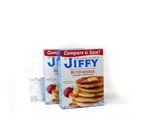 Jiffy Buttermilk Pancake Mix 32 Oz 2 Lb 907g 2 Boxes Bundled With A Jfs Exclusive