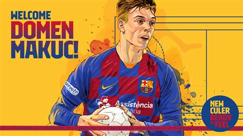 Barca confirm Domen Makuc arrival - Strategic partnership with RK Celje PL | Handball Planet