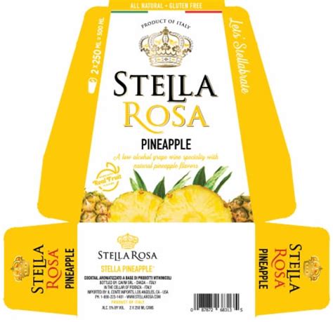 Stella Rosa Pineapple Semi Sweet Italian White Wine Ml Frys