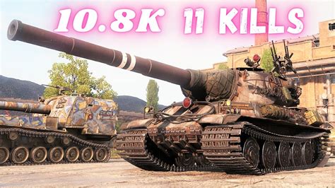 AMX M4 Mle 54 10 8K Damage 11 Frags World Of Tanks WoT Replays Tank