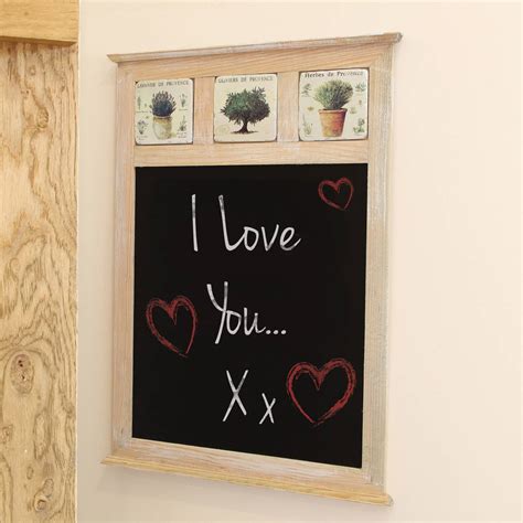 Garden Herbs Kitchen Chalk Board By Dibor