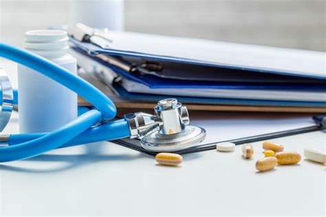 Premium Photo Medical Clipboard On The White Table