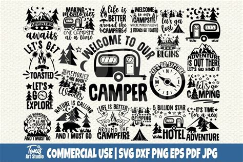 Camping Svg Bundle 1270840