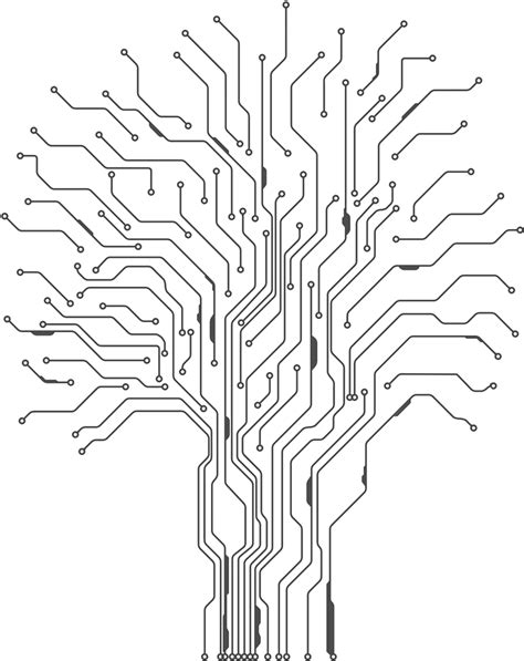 Circuit Background Vector Png Download Lineas De Circuito Png Images