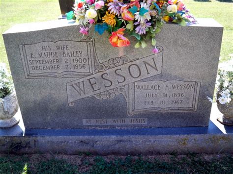 Wallace Franklin Wesson Find A Grave Memorial