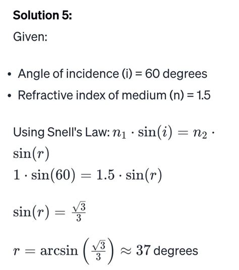 Refractive Index Definition And Formula Science News