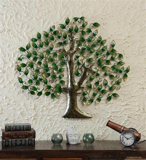 Buy Boozers Iron Decorative Tree Wall Art In Gold At 21 OFF By Malik