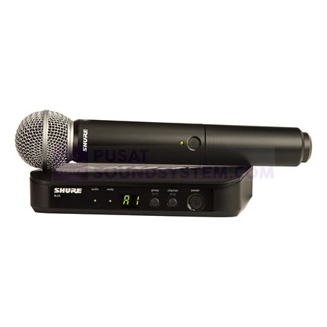 Jual Shure BLX24/SM58 Wireless Vocal System