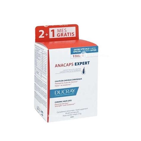 Ducray Trio Anacaps Expert 90 Capsulas