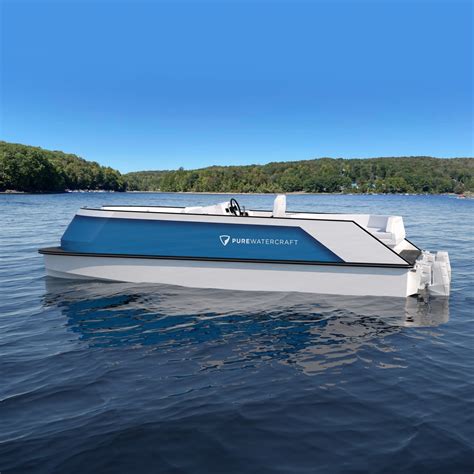 Pure Watercraft Unveils All Electric Pontoon Boat Fed By Gms Battery