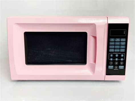 Pink Microwave pink Mainstays Microwave Shabby Pink Kitchen - Etsy