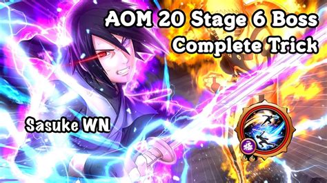 Nxb Nv Aom Stage Boss Battle Complete Trick Sasuke Wandering