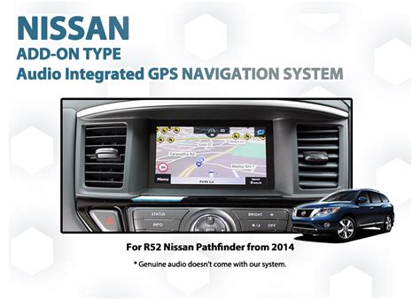 Nissan R Pathfinder Audio Touch Gps Navigation Integrated Map Upgrade