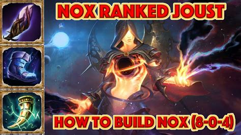 How To Build Nox Nox Ranked Joust Smite Gameplay Youtube