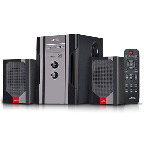 beFree Sound 2.1 Channel Surround Sound Bluetooth Speaker System ...