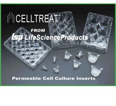 Celltreat Permeable Cell Culture Inserts Life Science Products Inc