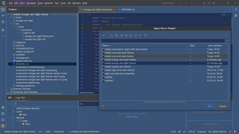 Orange Rain Dark Theme Intellij Ides Plugin Marketplace