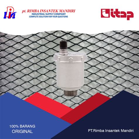 Jual Air Vent Valve Automatic Valve Itap Drat Inch Stainless Italy