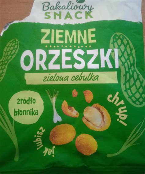 Ziemne Orzeszki Zielona Cebulka Bakaliowy Snack Kalorie KJ I