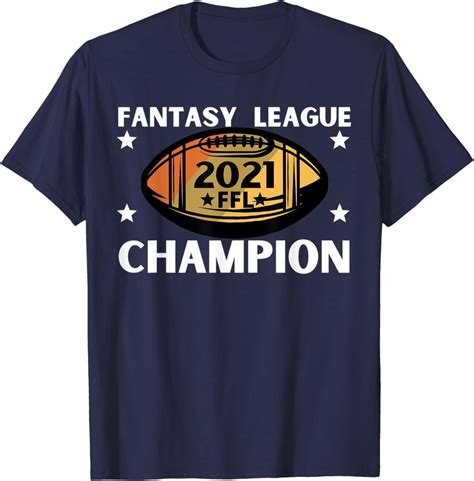 Fantasy League Champion Ffl Football 2021 Winner Vintage T Shirt Sold