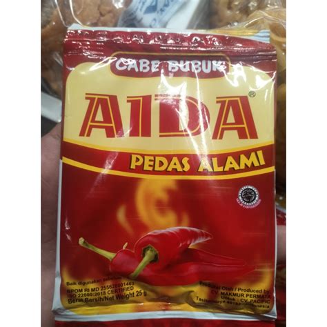 Jual Cabe Bubuk Aida Isi Gram Shopee Indonesia