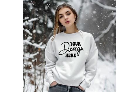 Gildan Free Sweatshirt Mockup Graphic By Bestmockupstore